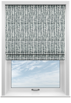 Urbanite, Frosted Steel - Roman Blind